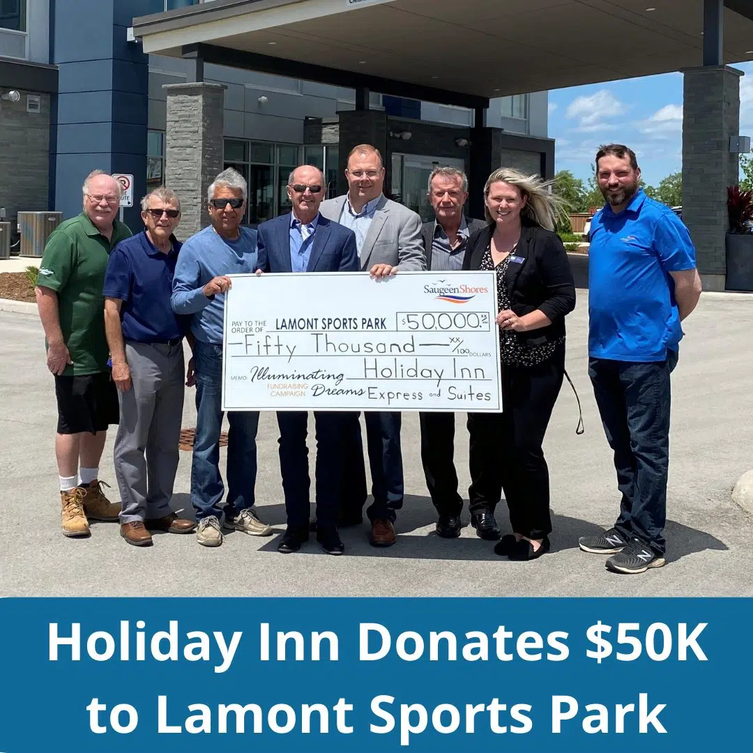 Holiday Inn Donates $50,000 To Lamont Sports Park