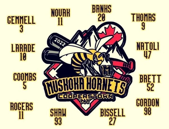 Muskoka Hornets 12U AAA Team Competing at Cooperstown All-Star Village Championship