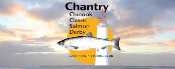 Chantry Chinook Classic Begins. Mike Hahn of the Lake Huron Fishing Club with The Great Paul Hill