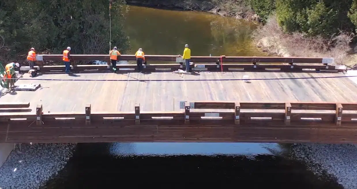 Replacement Of Lantz Bridge In West Grey Completed