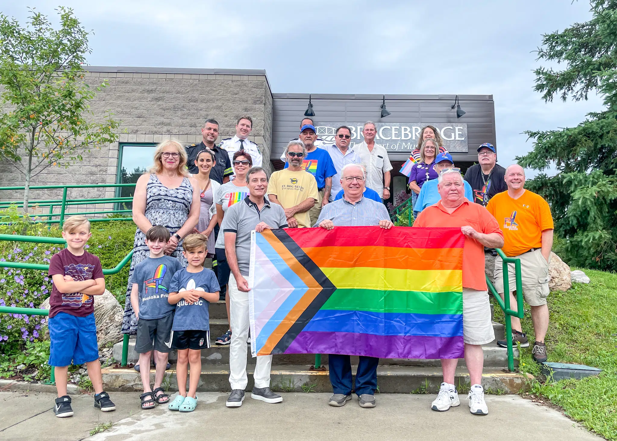 Town of Bracebridge Raises the Pride Flag