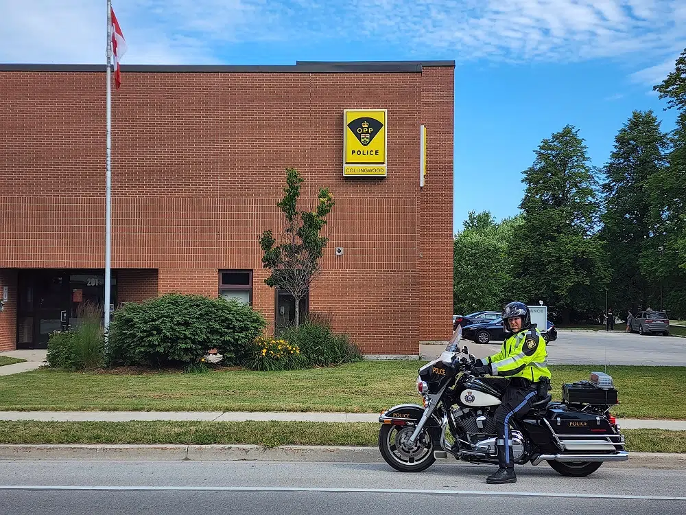 OPP Motorcycle Now Patrolling Area Roads