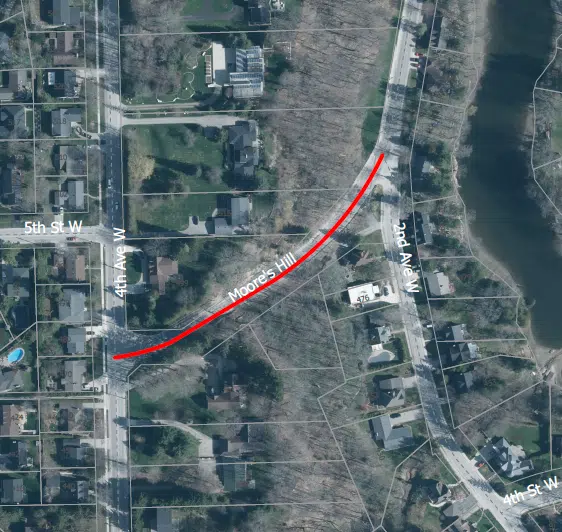 Moores Hill In Owen Sound Closed Wednesday