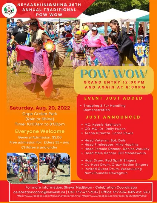 Chippewas Of Nawash Pow Wow This Weekend