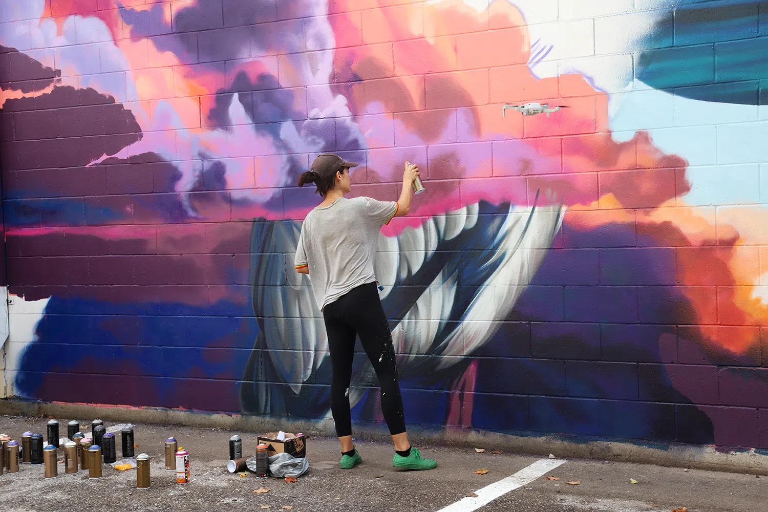 First Artwork Completed In Huron County Mural Project