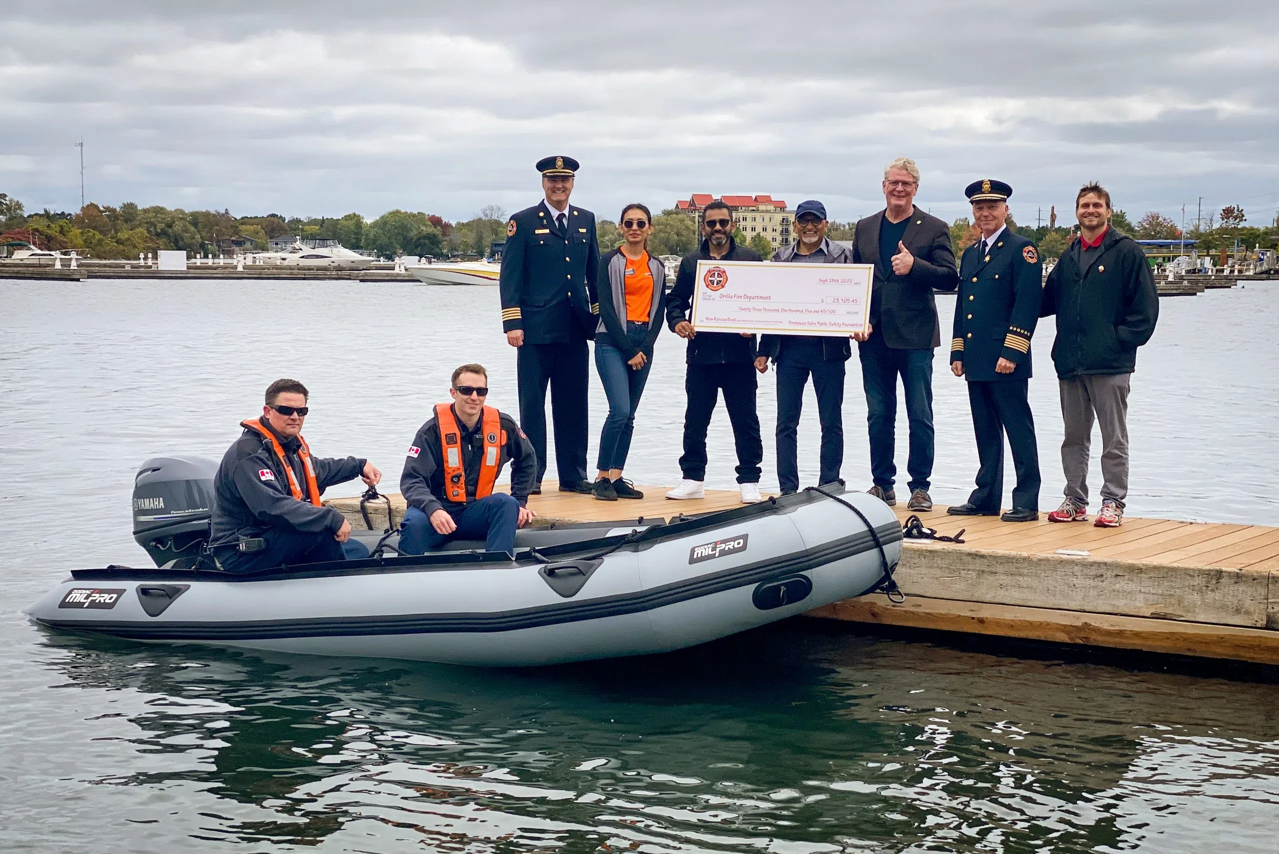 Orillia Fire Receives Grant For New Rescue Boat