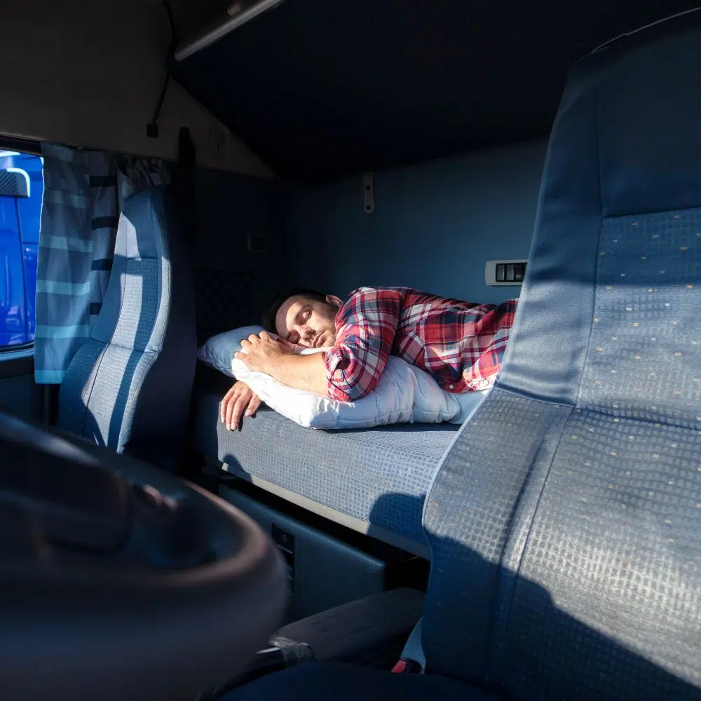 Tricks for Getting a Good Night's Sleep in a Truck Cab
