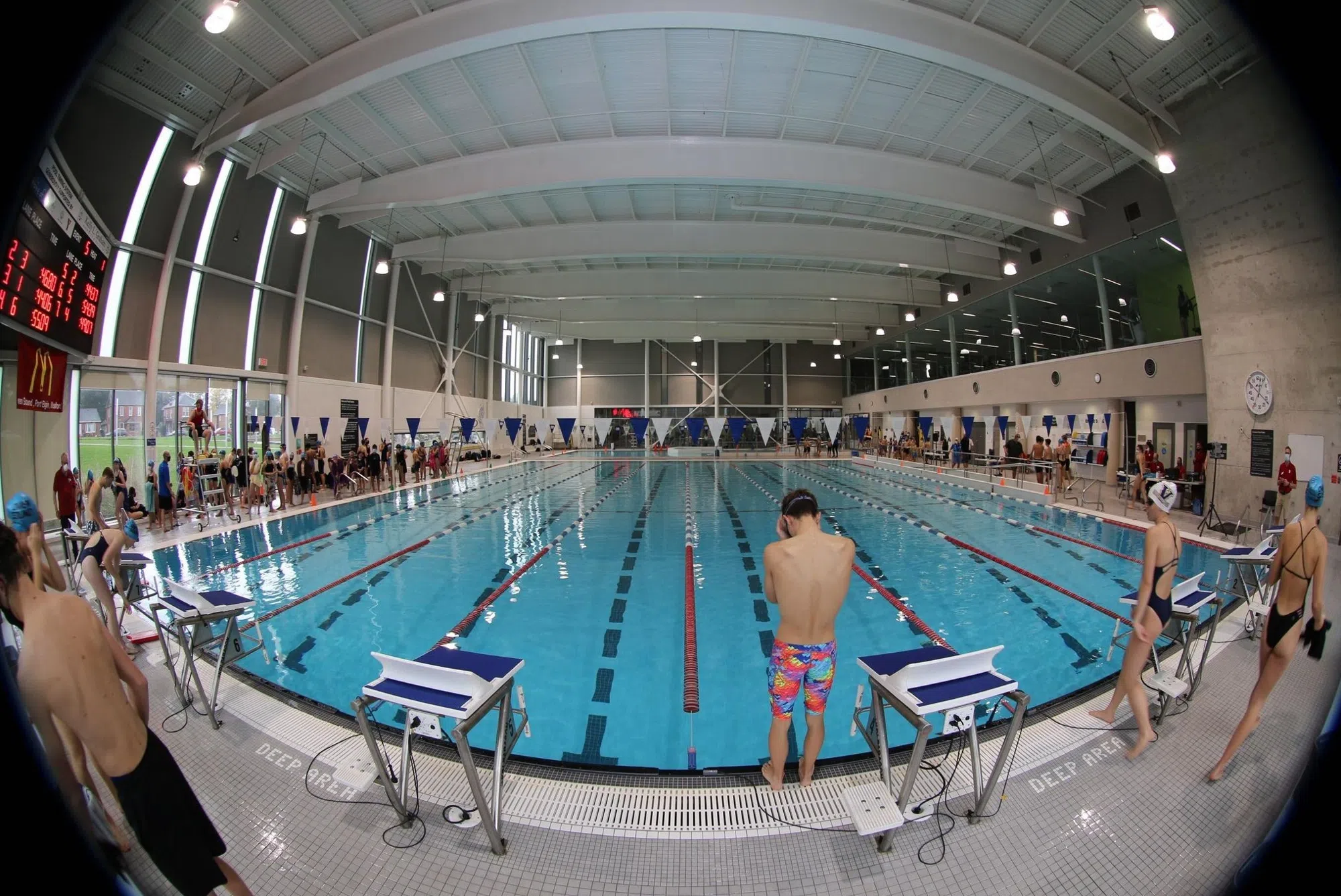 McDonald's Swim Meet This Weekend. OSAC Coach Ken Fitzpatrick with The Great Paul Hill