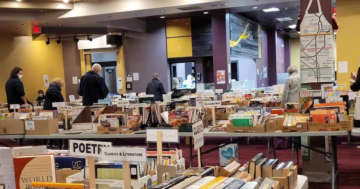 Hanover Library Holding Big Book Sale Bayshore Broadcasting News Centre