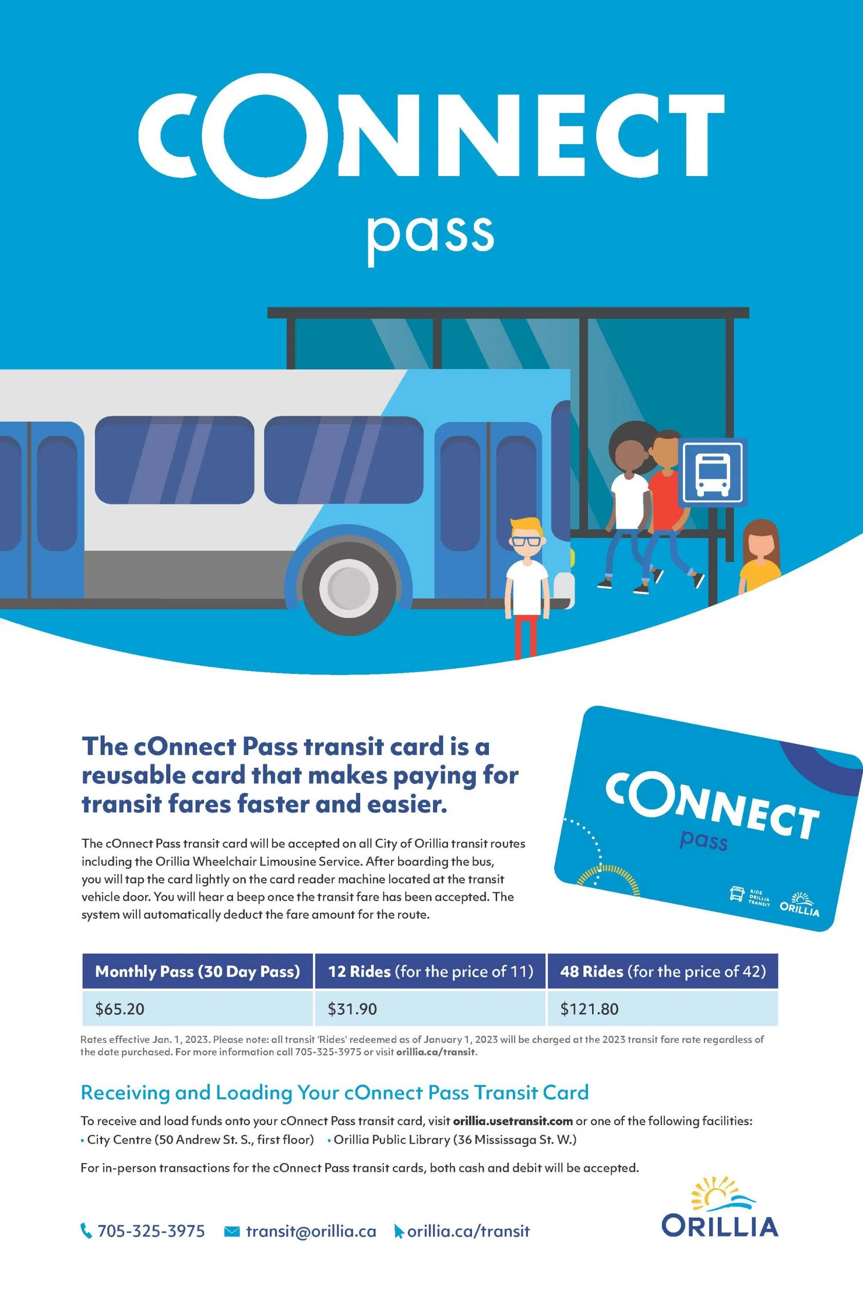 New Orillia Transit fares begin in January 2023