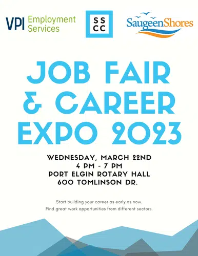 Job Fair In Saugeen Shores Next Week