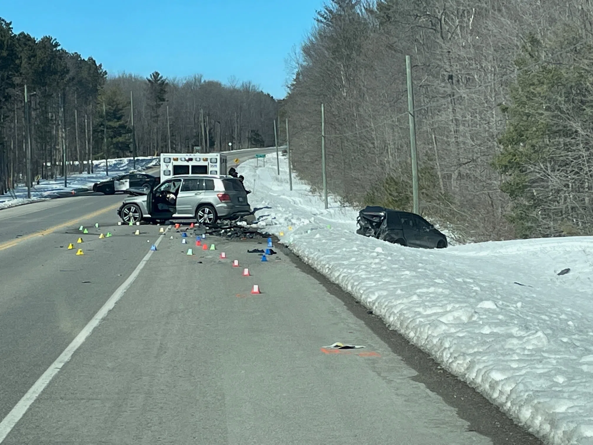 Fatal Collision Closes County Road 27 in Springwater