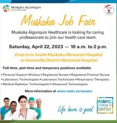 MAHC Recruiting at In-Person Job Fair on April 22