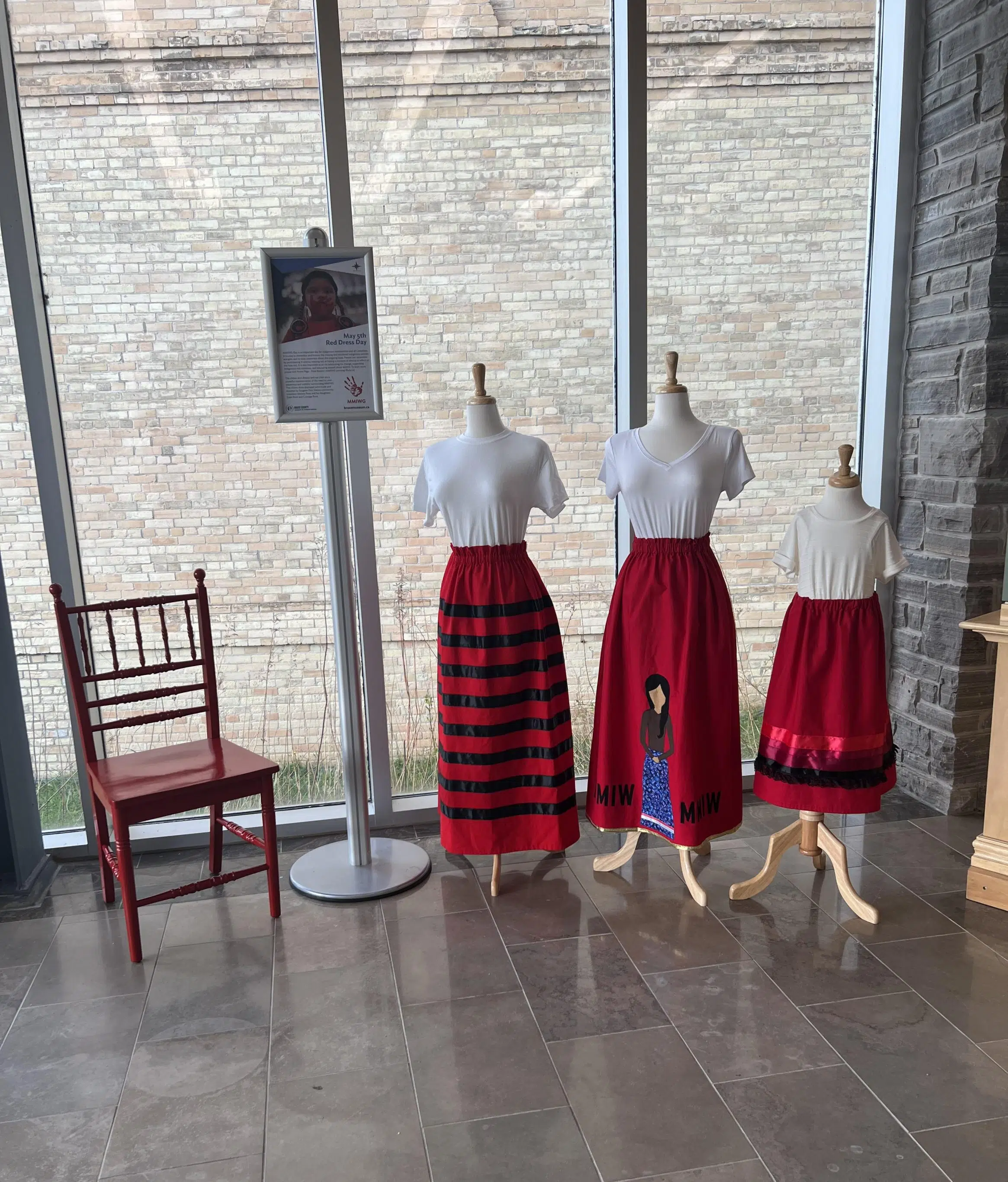 Bruce County Museum Displays Skirts To Raise Awareness For Missing & Murdered Indigenous Women