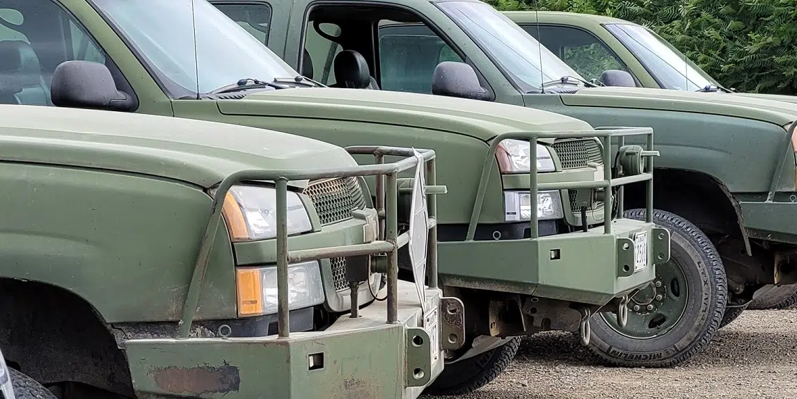 Military Vehicle Exercise Heading Through Owen Sound & Hanover
