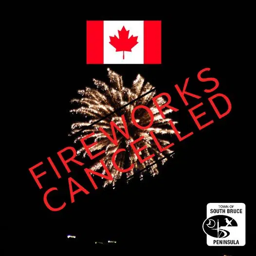 Fireworks Cancelled In Sauble Beach & Wiarton Due To Fire Ban