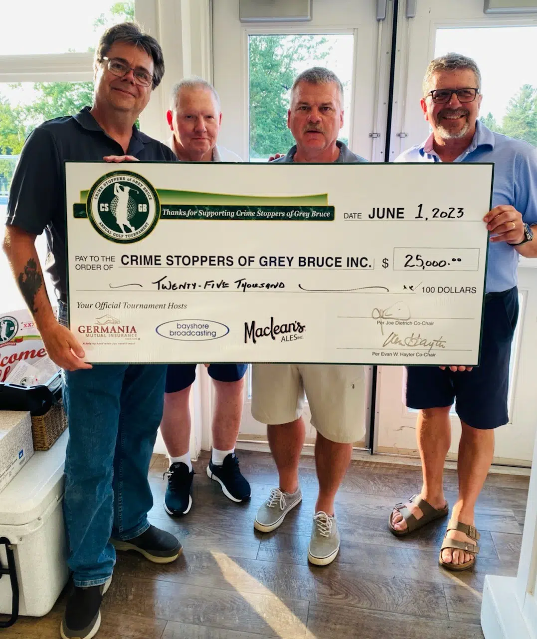 Crime Stoppers Grey Bruce Raises $25K At Annual Golf Fundraiser