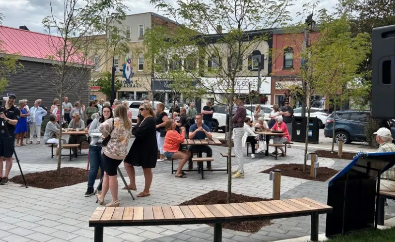 Walkerton Celebrates New Downtown Park