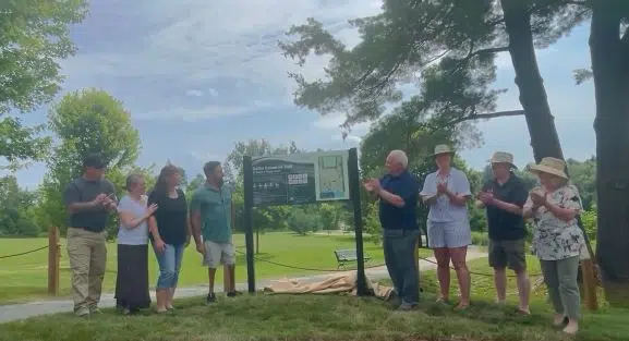 New Collin Cameron Trail Opened at Annie Williams Memorial Park today.