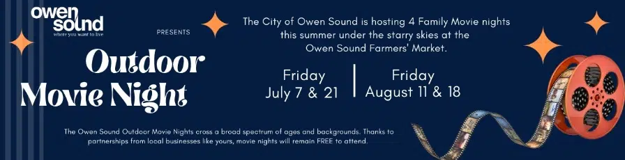 Outdoor Movie Nights Are Back In Owen Sound