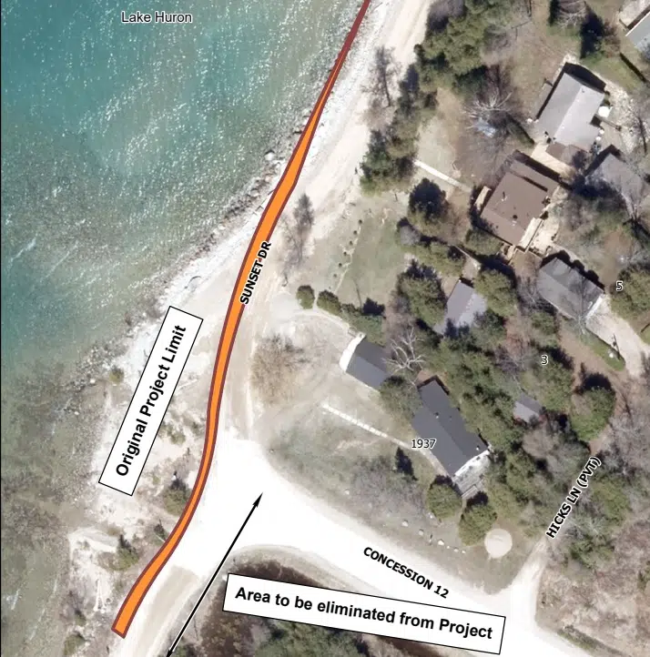 Kincardine Staff Looking For Additional Funding For Sunset Drive Protection Project