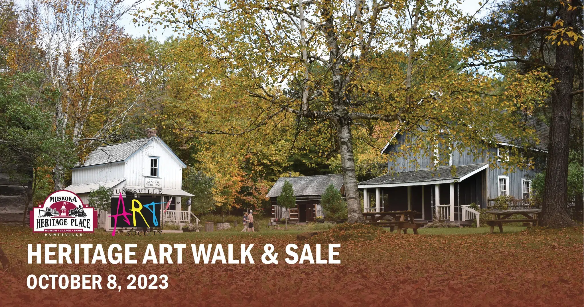 Muskoka Heritage Place and Huntsville Art Society Present Heritage Art Walk and Sale