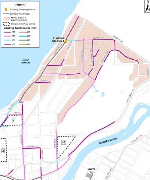 map of sewer lines