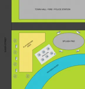 Durham Splashpad Map