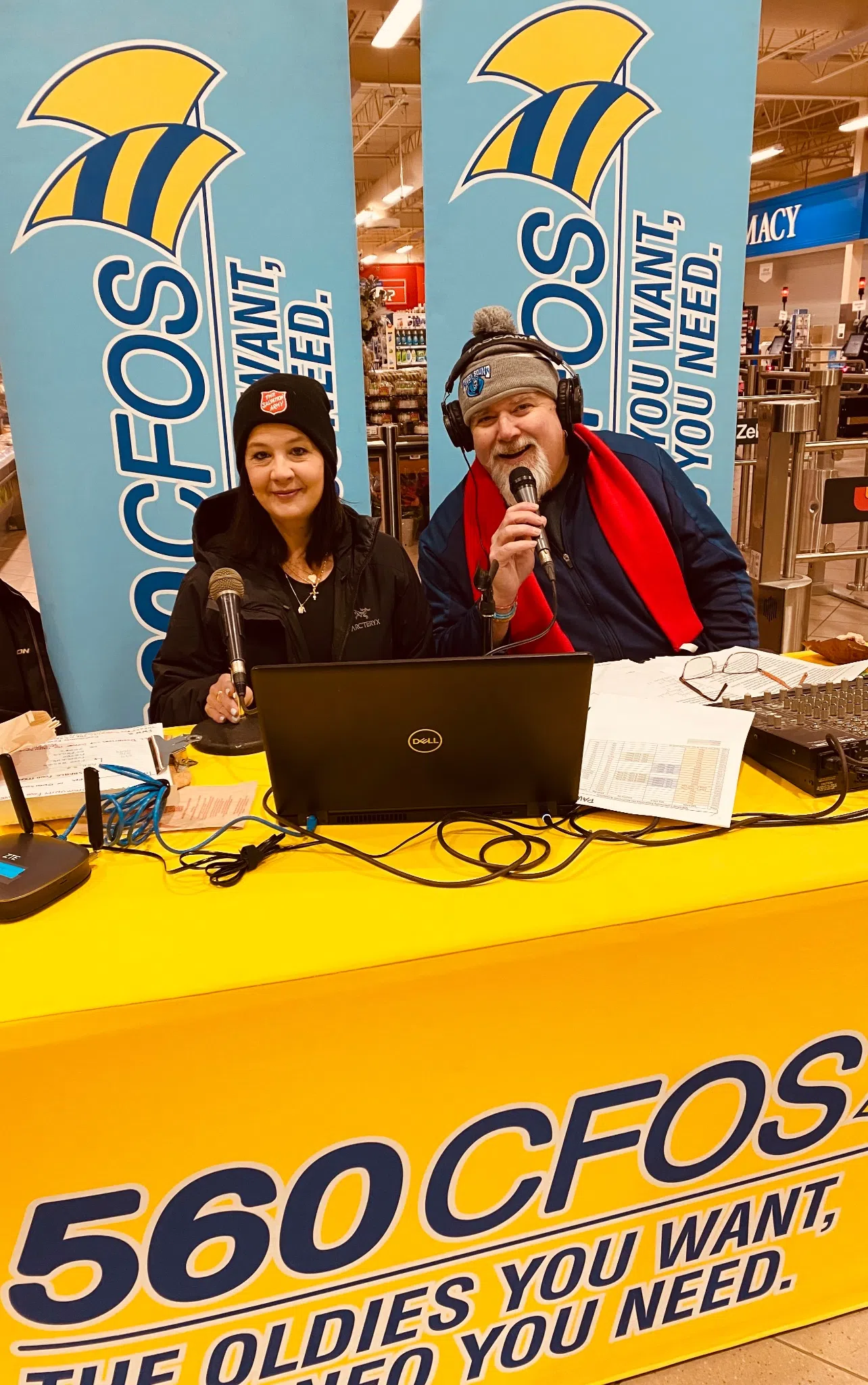 First CFOS Community Food Drive In Owen Sound Today