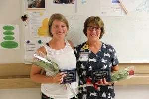 Caring Nurse Award 2018 Winners Kate McArthur and Krista Fry