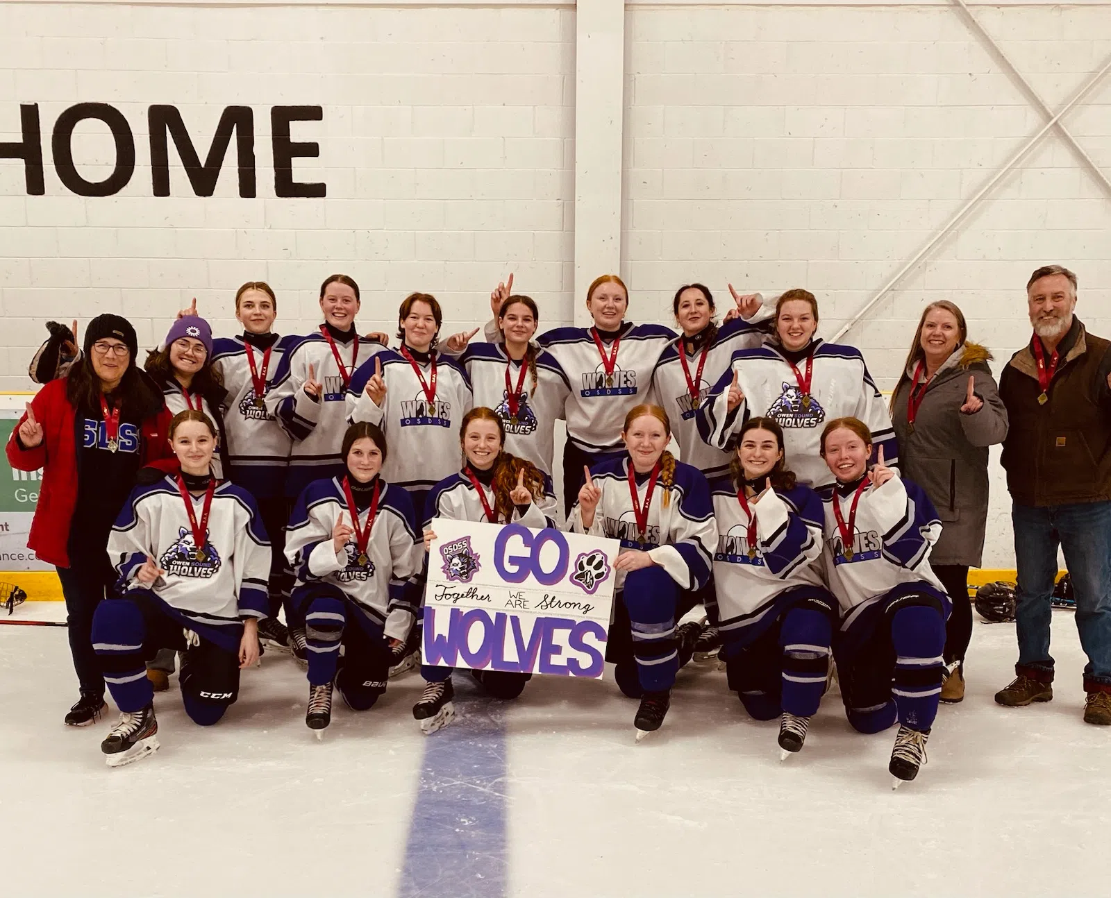 Owen Sound Wins Girls Bluewater Hockey Championship
