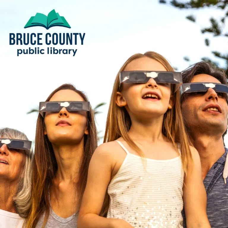 Bruce County Public Library Hands Out Eclipse Glasses