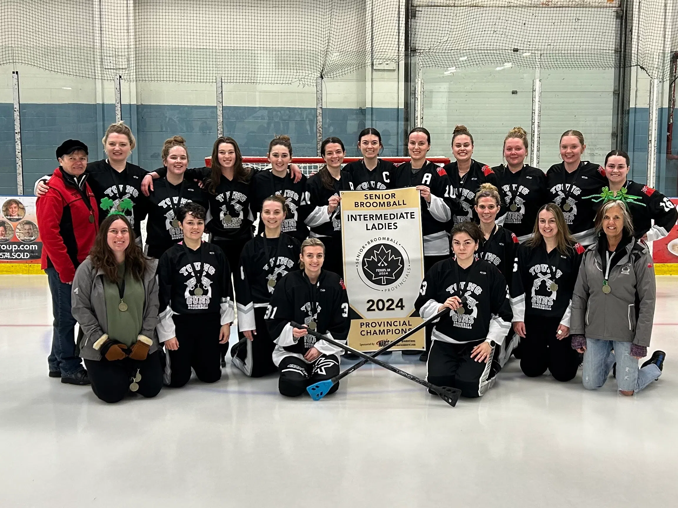 Successful Weekend For Local Broomball Teams At Provincials