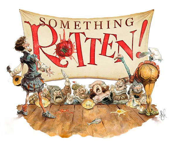 Fourteen Award Nominations For Something Rotten!