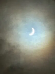Eclipse from Elaine Cada in Owen Sound 