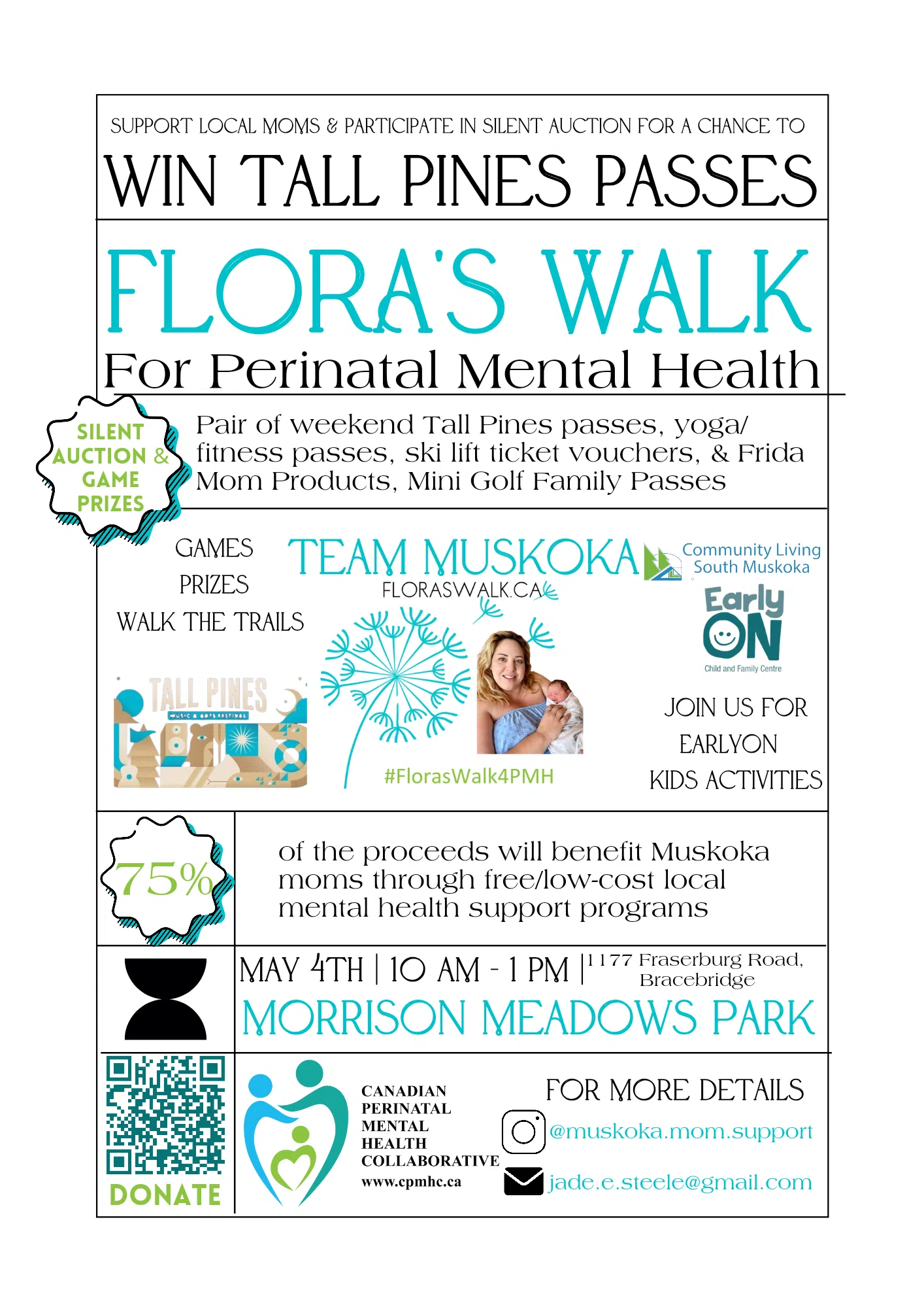 First Perinatal Mental Health Walk in Muskoka Happens May 4th