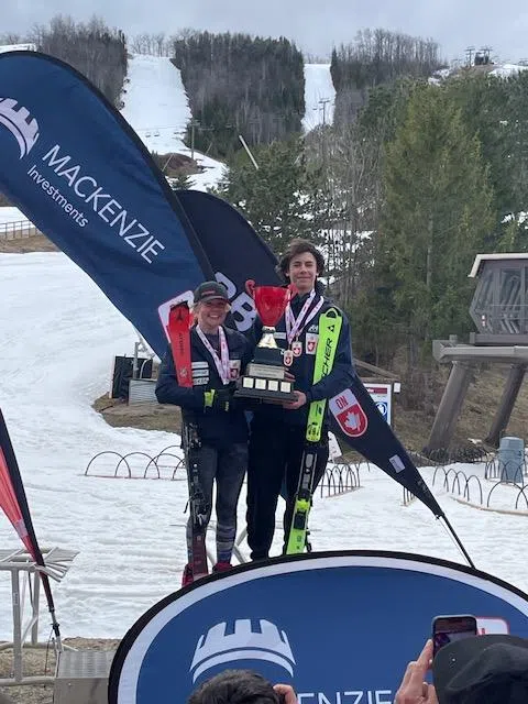 Local Skier Receives Hardware at Whistler Cup