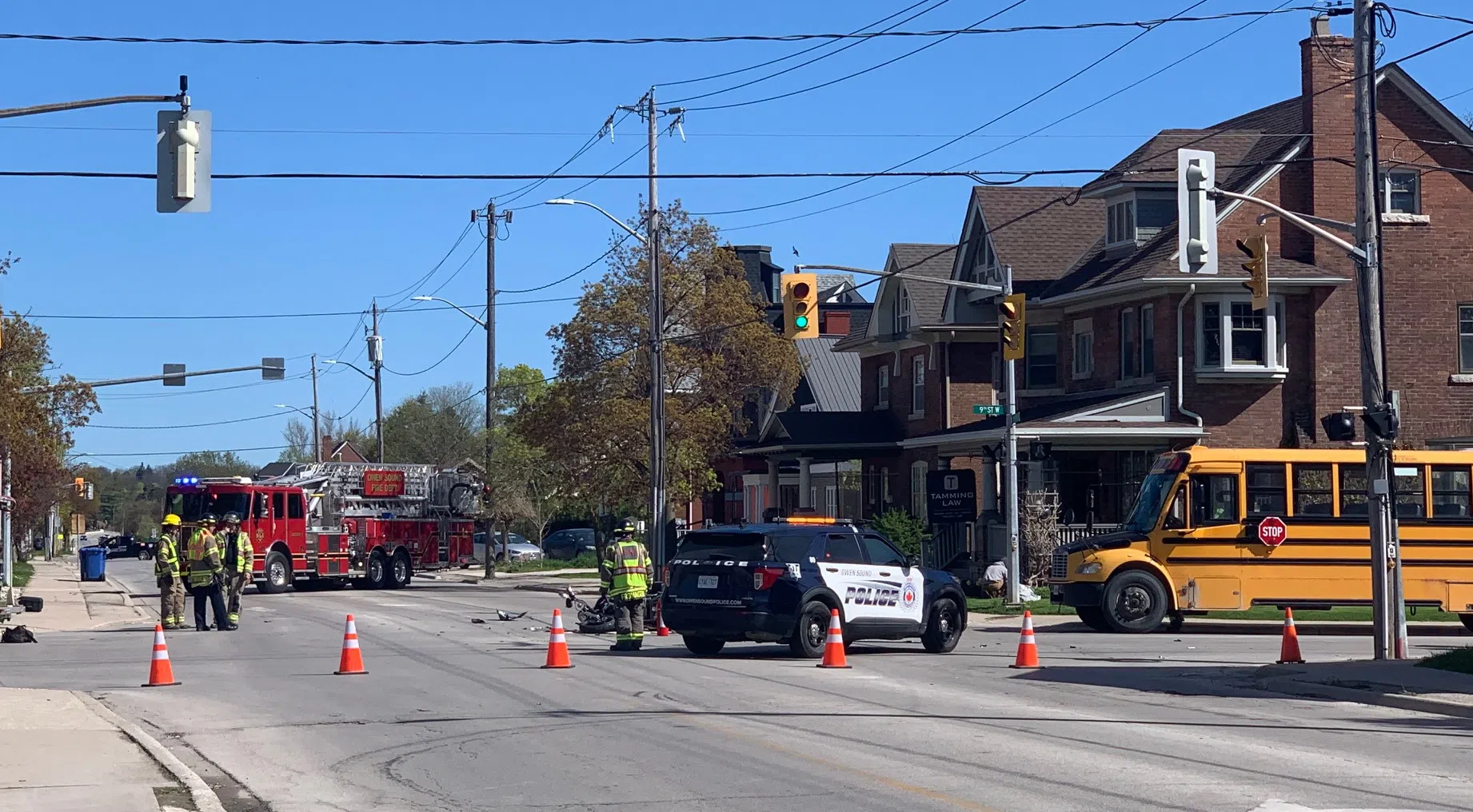 Update: Two Injured In Downtown Owen Sound Collision