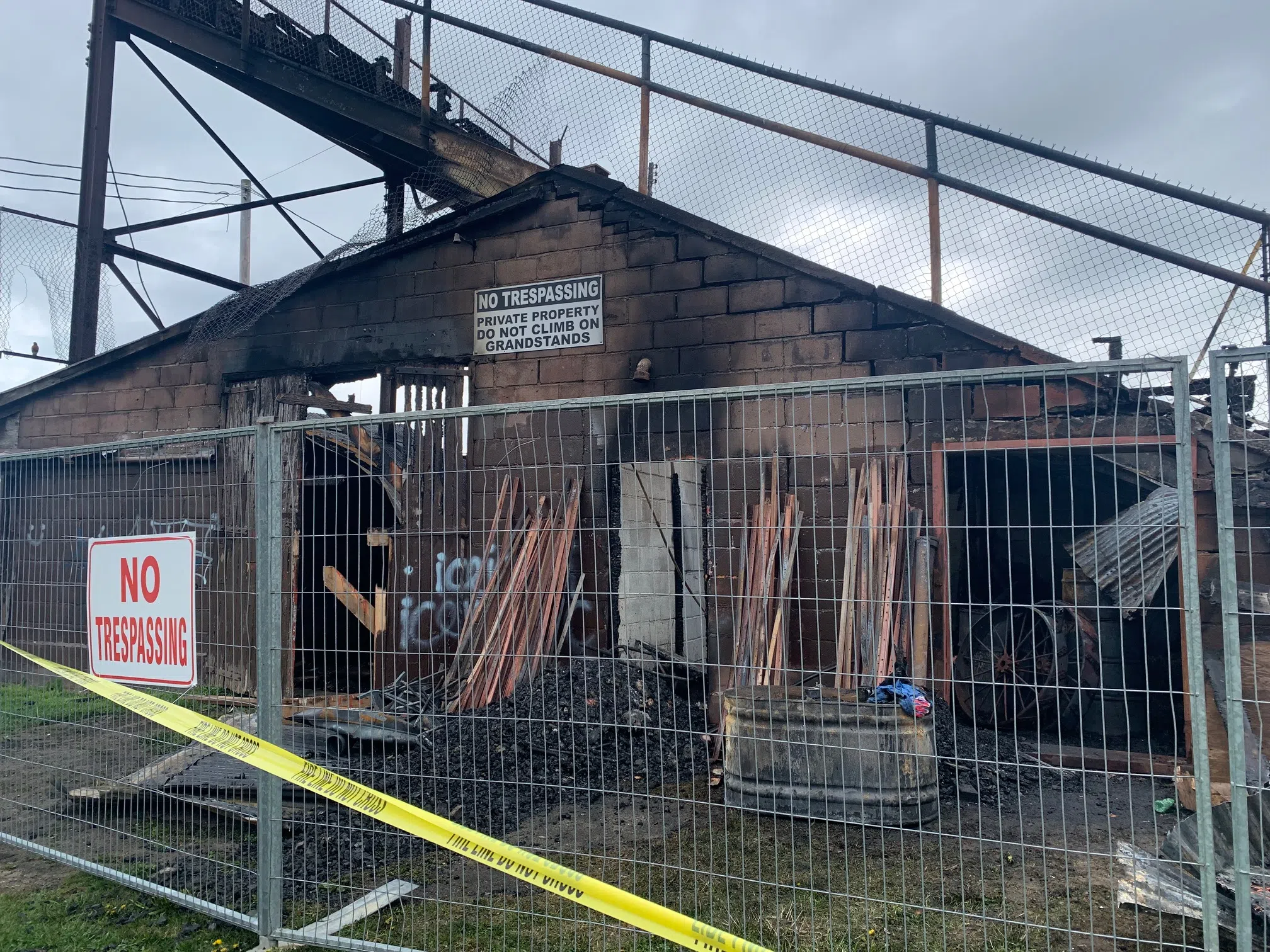 Owen Sound Fire Chief Says Squatters May Have Caused Grandstand Blaze ...