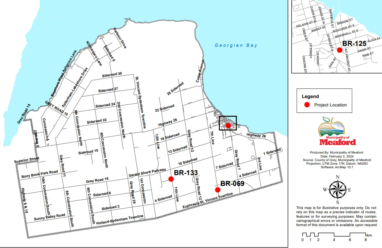 Meaford Awards $345K Contract For Work On Bridges