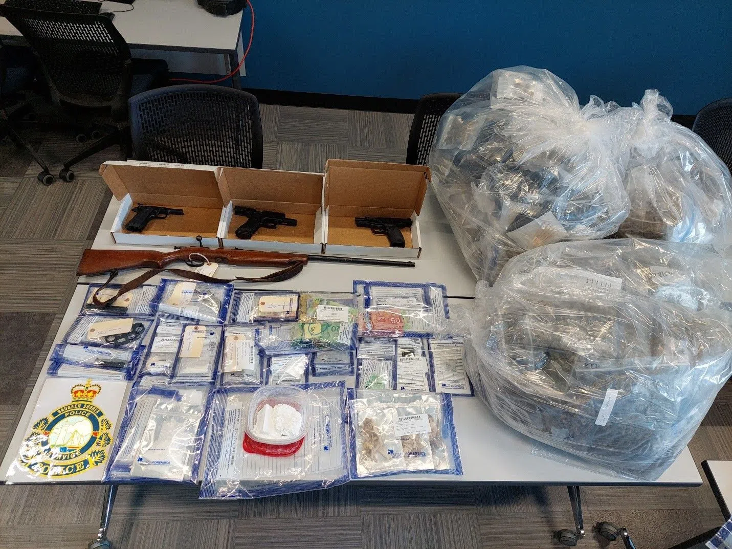 Saugeen Shores Police Say Five Charged & $126,000 In Drugs Seized