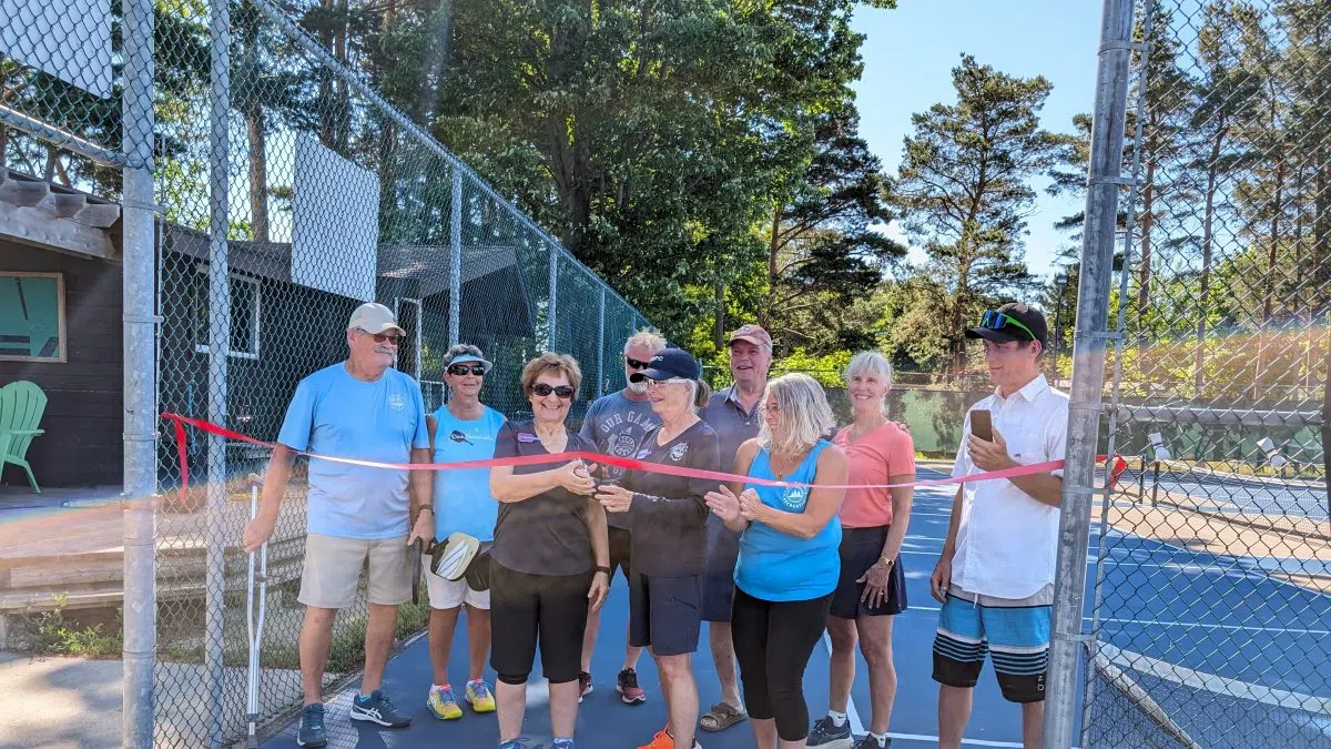Eight New Pickleball Courts Open In Port Elgin Mix 106.5