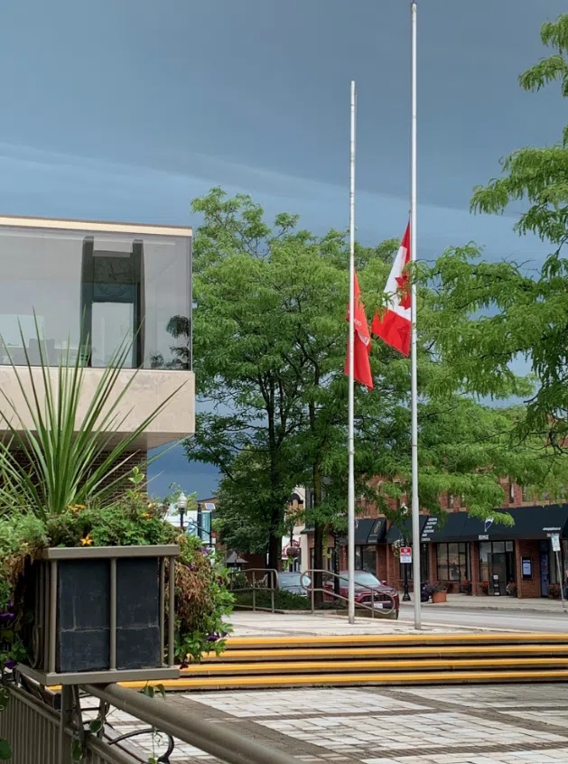 Owen Sound Lowers Flags For National Day Of Remembrance For Victims of Terrorism