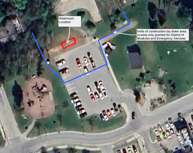 River Mill Park Washroom Building Installation has Commenced