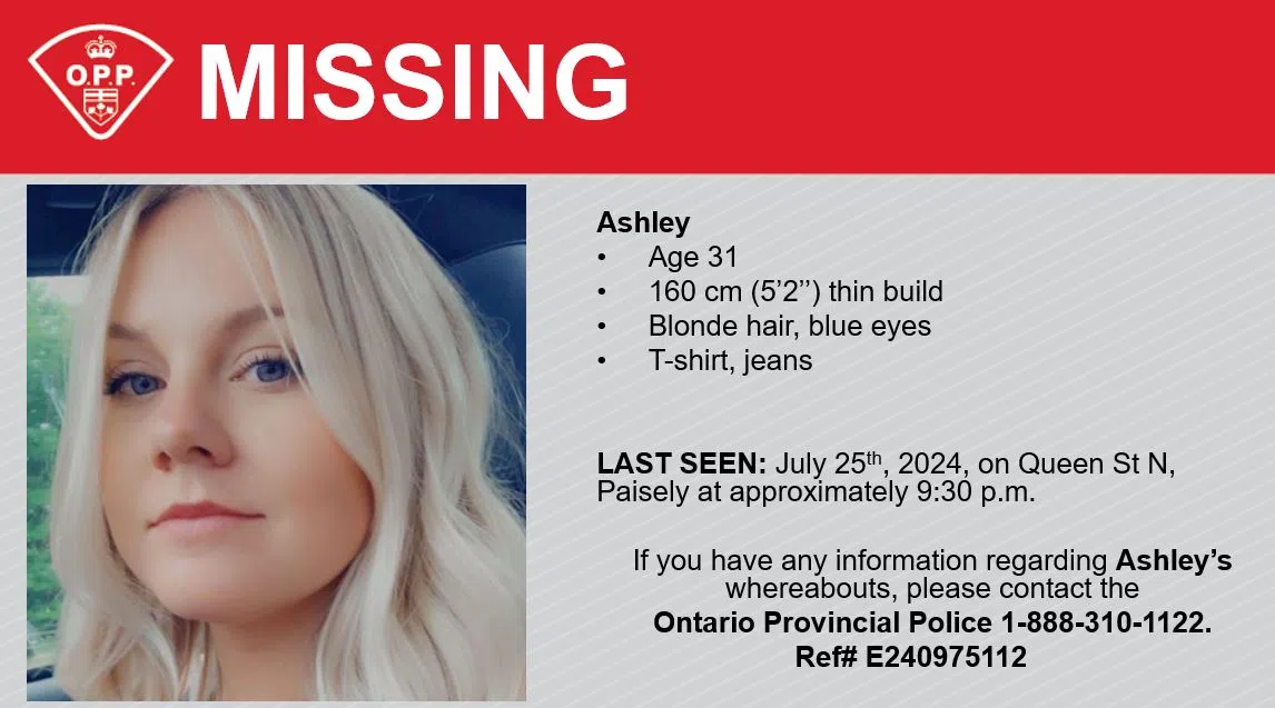 OPP Look For Woman Missing From Paisley