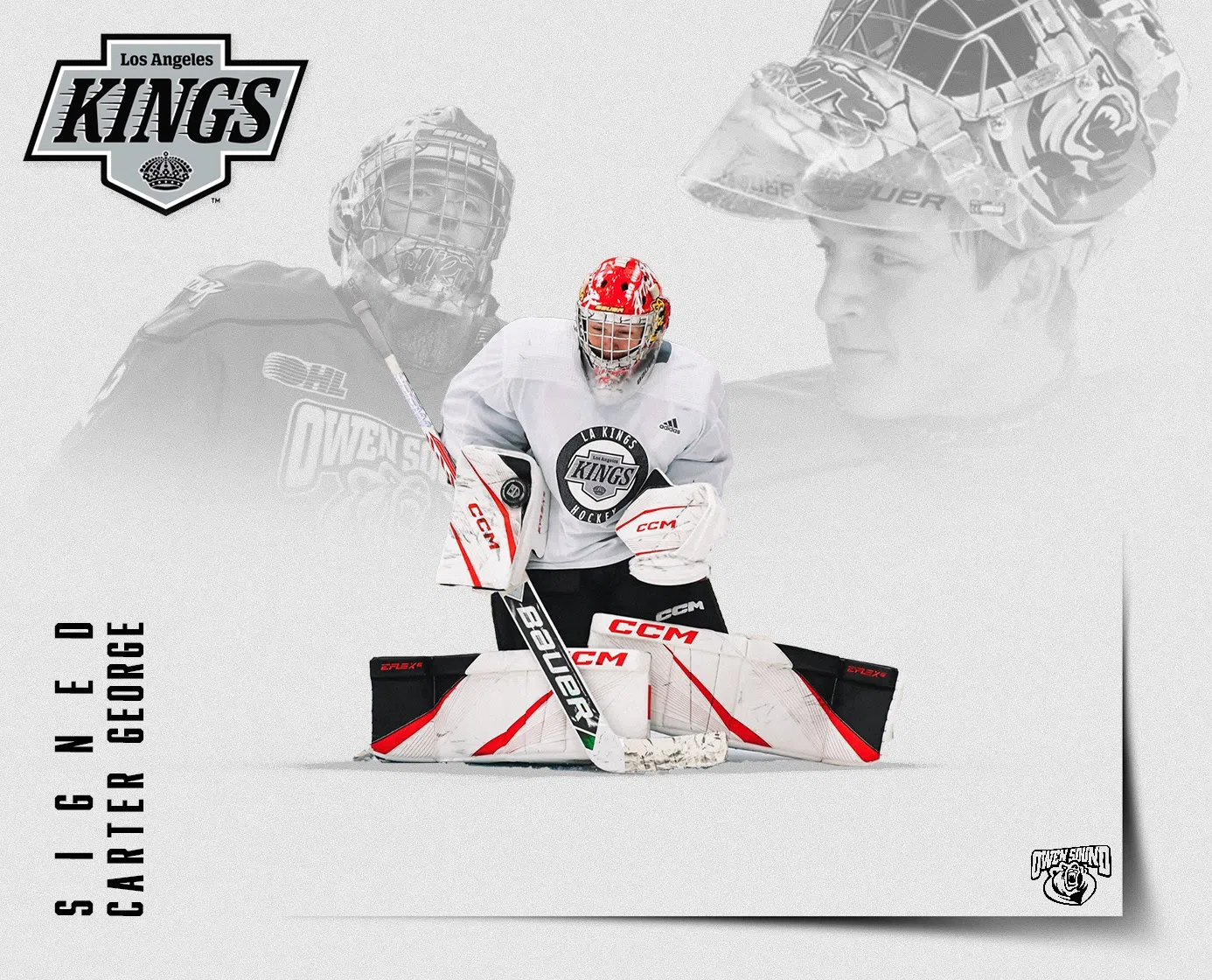 Owen Sound Attack Goaltender Carter George Signs With LA Kings