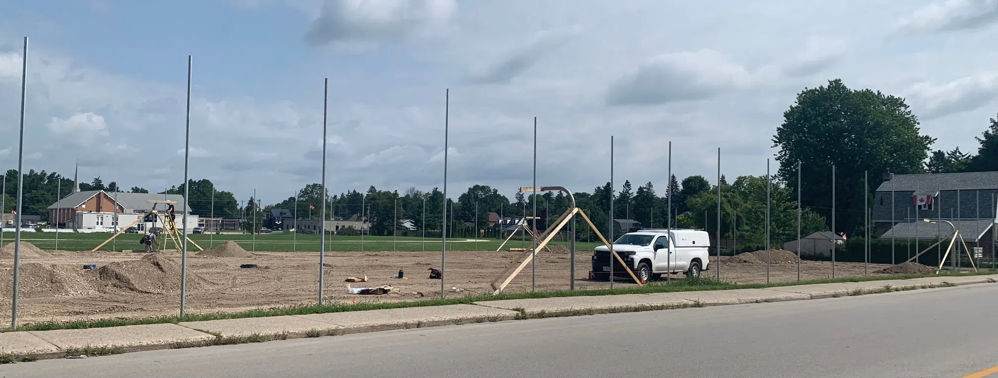 Tennis Courts Being Revamped At Owen Sound District Secondary School