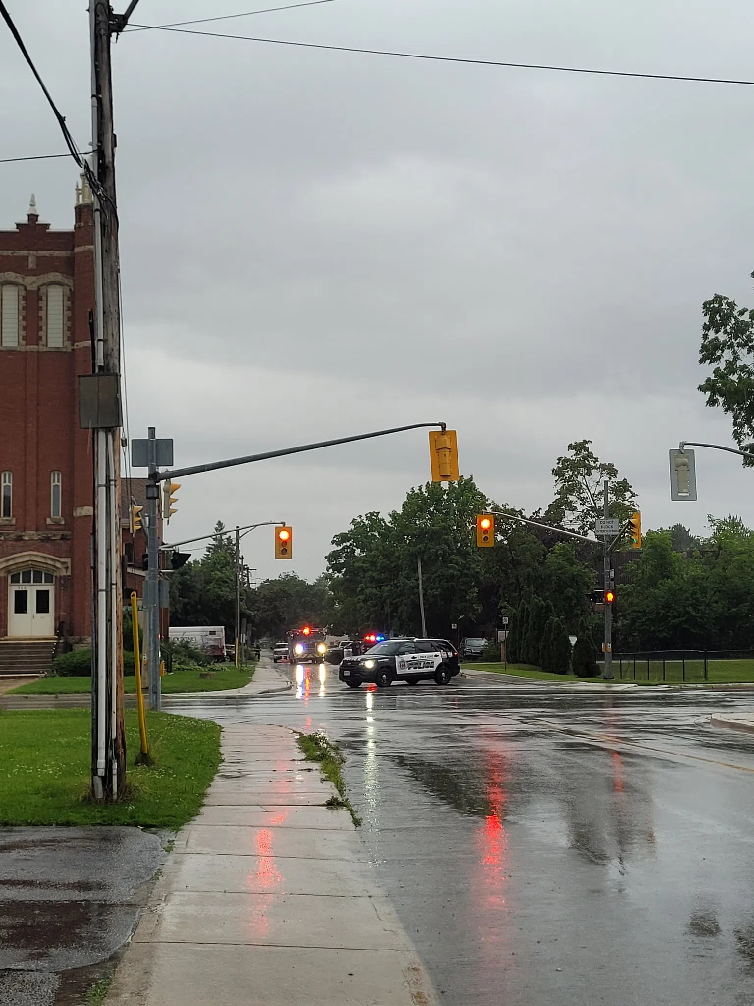 Collision In Downtown Owen Sound