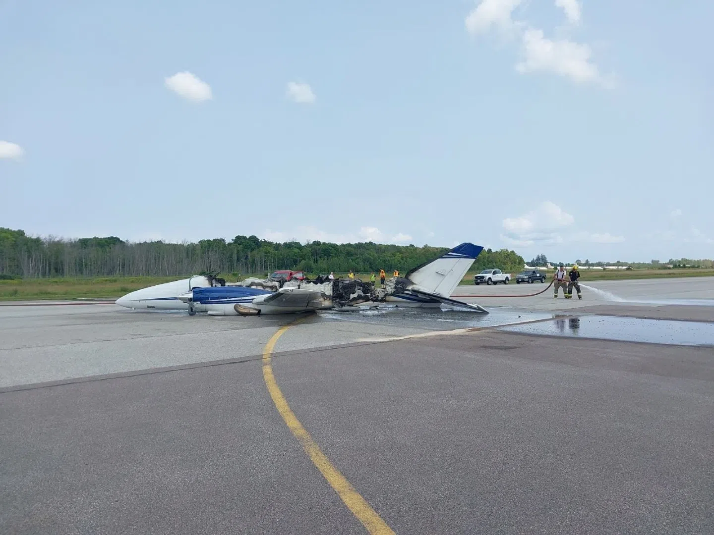 No injuries in crash at Lake Simcoe Regional Airport.