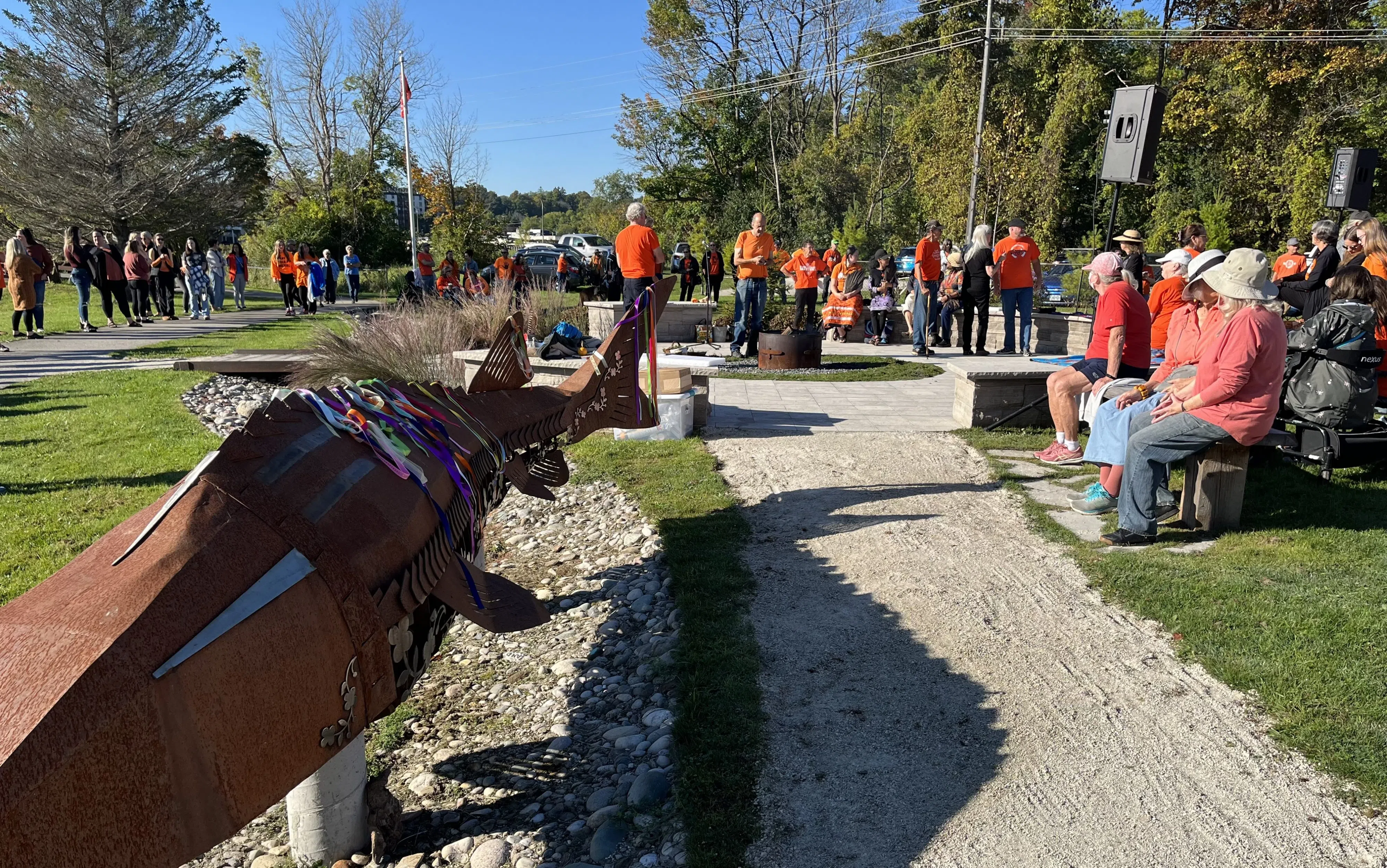 Large Crowd Gathered In Owen Sound For National Day For Truth And Reconciliation